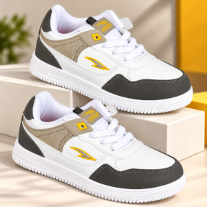 Asian BOSTON 01 Sneakers Kids White Mehndi Beej Shoes