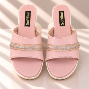 Softline Fancy Baby Doll Girls Sandals | Baby Pink