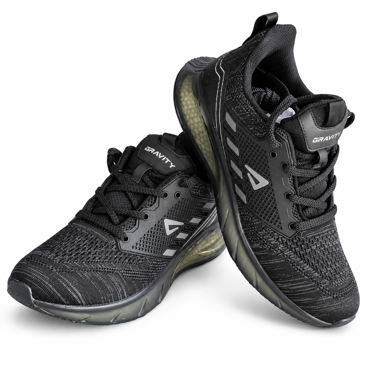 Ajanta Impakto Men's Black Sports Running Shoes - Image 4