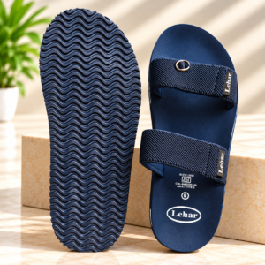 Lehar Men's Navy Blue Slides Sandals