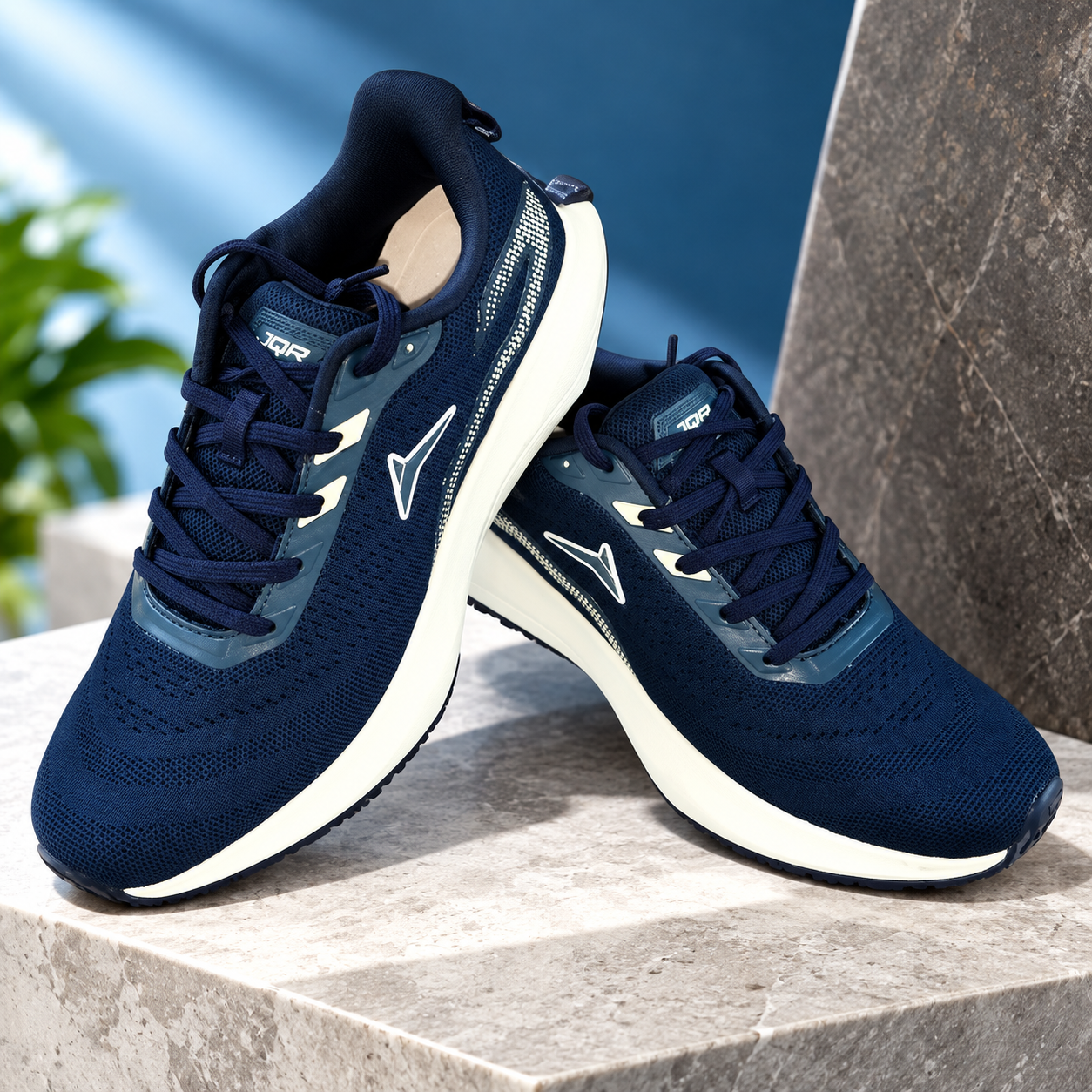 JQR Sports Parker Men's Navy Blue Running Shoes - Image 3