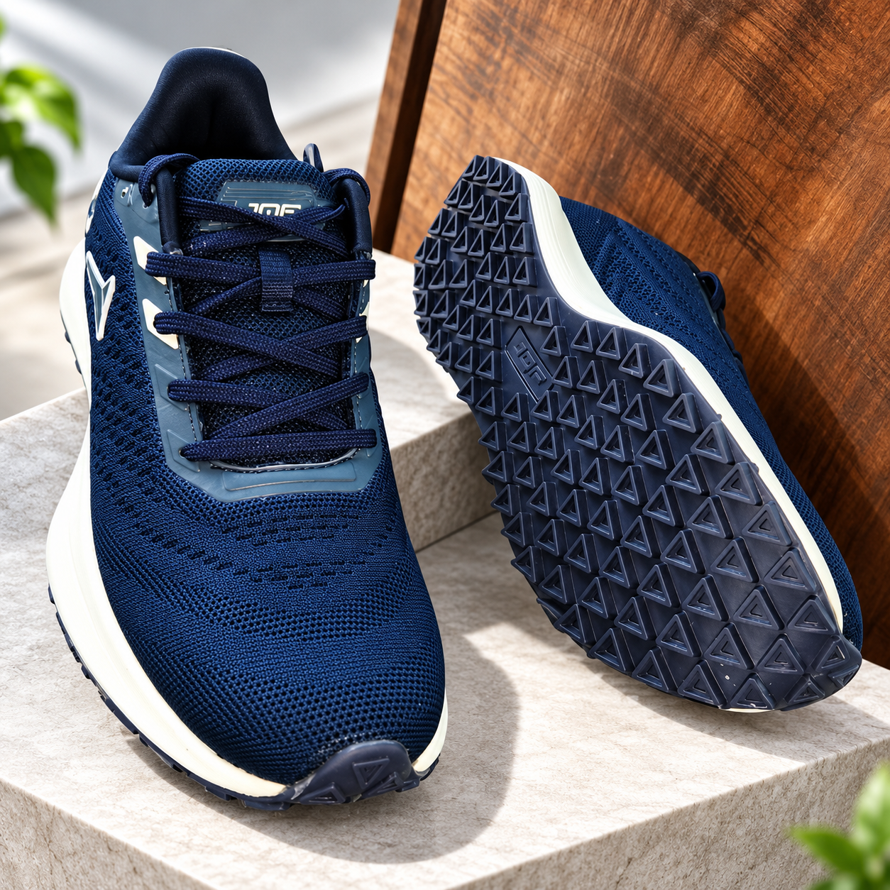 JQR Sports Parker Men's Navy Blue Running Shoes - Image 2