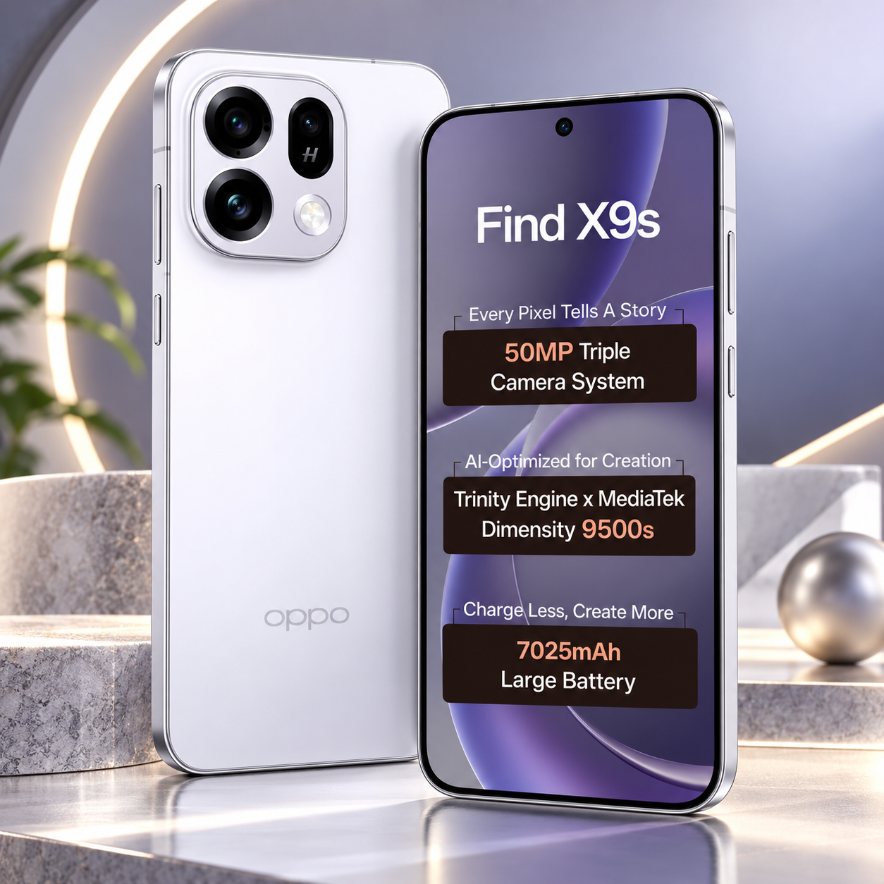 OPPO Find X9s 5G Smartphone