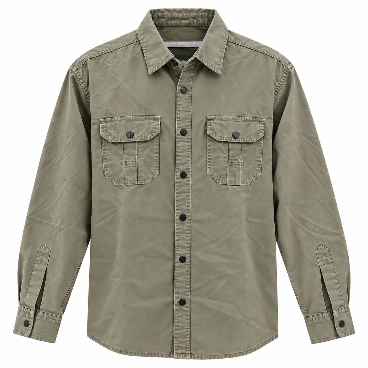 TOUCH TWO WAY Men’s Premium Denim Shirt - Image 7