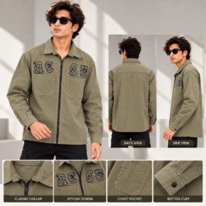 BLACKETT Men’s Premium Zip-Up Shirt