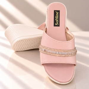 Softline Fancy Baby Doll Girls Sandals | Baby Pink