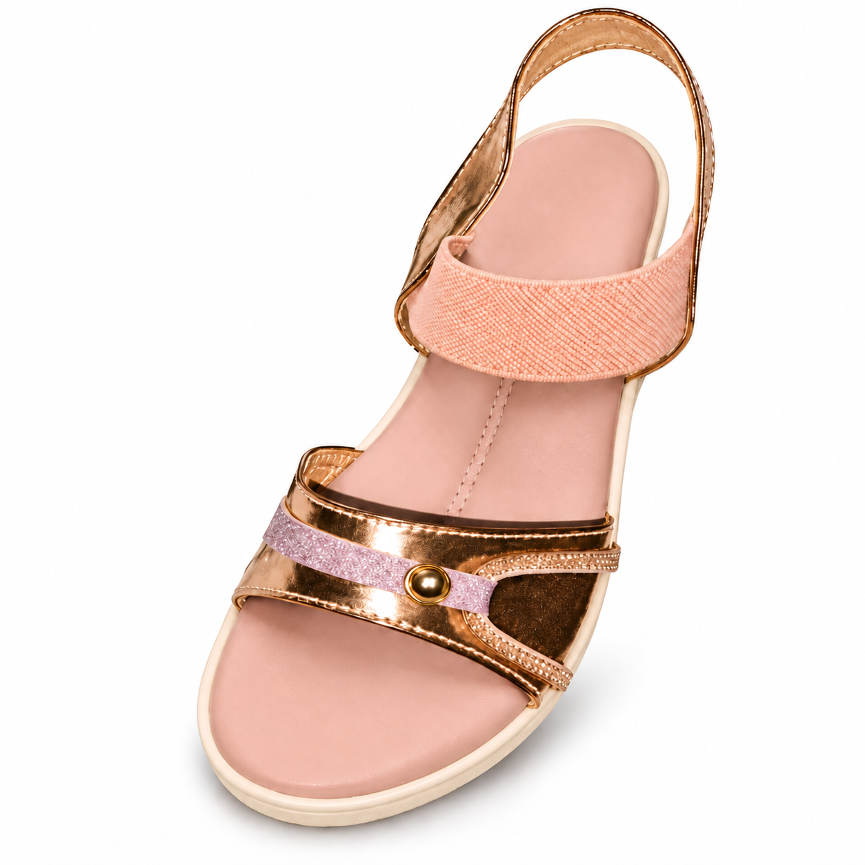 Softline Girls Stylish Party Wear Sandals - Image 3