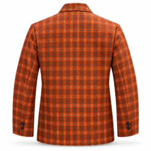Boys Premium Checked Blazer / Coat