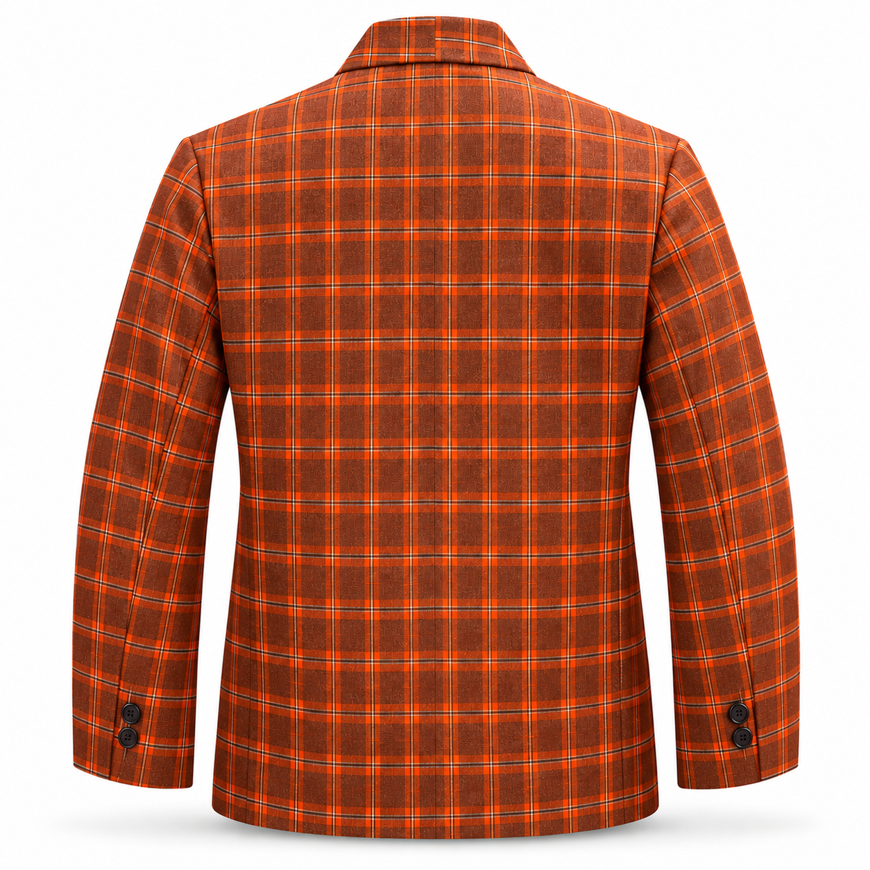 Boys Premium Checked Blazer / Coat - Image 3
