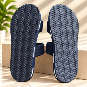 Lehar Men's Navy Blue Slides Sandals
