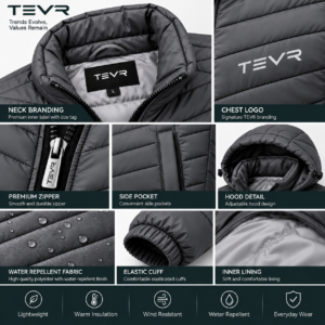 Lightweight Quilted Puffer Jacket | Men | TEVR