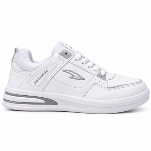 Asian Defender-01 Men's Casual Sneakers Full White | Stylish Lace-Up Shoes