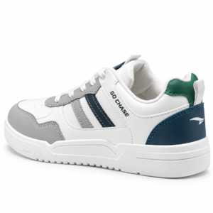 Asian Cruzer-01 Men's Casual Sneakers Shoes – White & Light Grey | Stylish Lace-Up